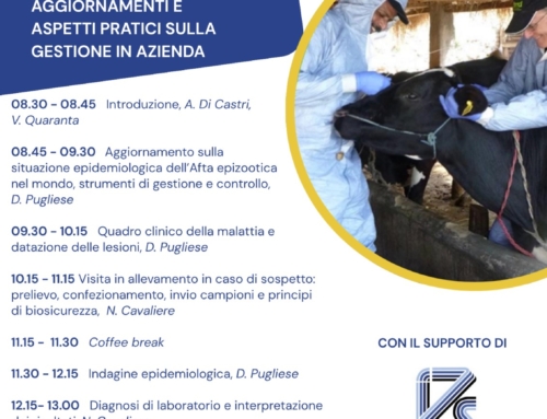 Afta epizootica – aggiornamenti e aspetti pratici sulla gestione in azienda. Corso di aggiornamento.
